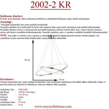 Eray Aydınlatma 2002-2 Krom LED Avize