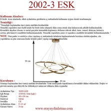 Eray Aydınlatma 2002-3 Eskitme LED Avize