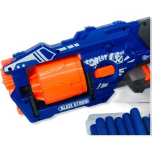 Medska Nerf Tabanca Blaze Storm Sünger Atan Tabanca 20 Adet Soft Mermi