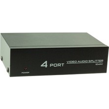 Electroon AV-104 4 Port Audio Video Splitter - Çoklayıcı