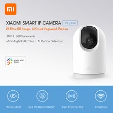 Xiaomi Akıllı Kamera Ptz Pro 2K Dahili Ağ Geçidi 3MP - Beyaz (Yurt Dışından)