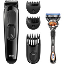 Braun SK 3000 Erkek Bakım Kiti,Islak&Kuru,4in1 + Gillette Hediye