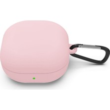 Microsonic Samsung Galaxy Buds Live Mat Silikon Kılıf Pembe