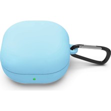 Microsonic Samsung Galaxy Buds Live Mat Silikon Kılıf Turkuaz