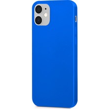 Microsonic Matte Silikon Apple iPhone 12 Mini Kılıf Mavi