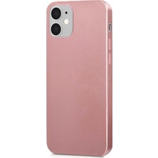 Microsonic Matte Silikon Apple iPhone 12 Mini Kılıf Rose Gold