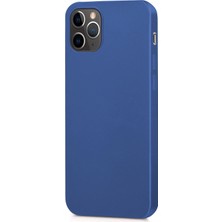 Microsonic Matte Silikon Apple iPhone 12 Pro Max Kılıf Lacivert