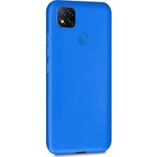 Microsonic Matte Silikon Xiaomi Redmi 9c Kılıf Mavi