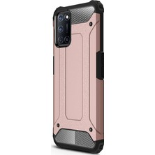 Microsonic Oppo A52 Kılıf Rugged Armor Rose Gold