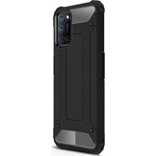 Microsonic Oppo A52 Kılıf Rugged Armor Siyah