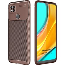 Microsonic Xiaomi Redmi 9c Kılıf Legion Series Kahverengi