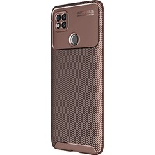 Microsonic Xiaomi Redmi 9c Kılıf Legion Series Kahverengi