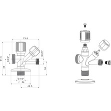 Tema Dual Çatallı Musluk