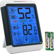 ThermoPro TP55 Termometre İç Mekan Dijital Isı ve Nem Ölçer