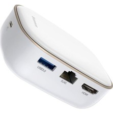 Baseus 6 in 1 USB Type-C Çok Fonksiyonlu HUB, B 3.0,RJ45,HDMI,SD,MICRO Sd) 60W