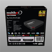 Multibox Black Panter 4 GB Ram 32 GB Hafıza Android TV Box