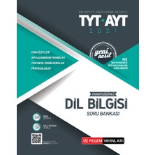 Pegem Akademi Yayıncılık TYT- AYT Üniversite Sınavlarına Hazırlık Tamamı Çözümlü Dil Bilgisi Soru Bankası