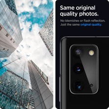 Spigen Samsung Galaxy Note 20 Kamera Lens Cam Ekran Koruyucu tR Optic Glass Black (2 Adet) - AGL01455