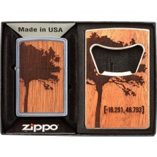 Zippo Woodchuck Ltr & Bottle Opener Combo Çakmak