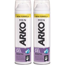 Arko Men Tıraş Jeli 200 ml Sensıtıve 2 Adet