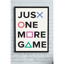 Postermanya More Game Oyun Çerçeveli Tablo  21 x 30 cm