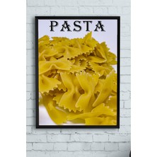 Postermanya Makarna Vintage Mutfak Çerçeveli Tablo  21 x 30 cm