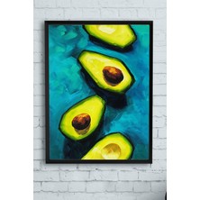 Postermanya Avokado Mutfak Çerçeveli Tablo  21 x 30 cm