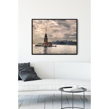 Postermanya Kızkulesi Manzara Çerçeveli Tablo  21 x 30 cm