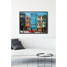 Postermanya Balat Manzara Çerçeveli Tablo  21 x 30 cm