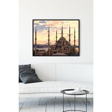 Postermanya Sultan Ahmet Camii Çerçeveli Tablo 5  40 x 50 cm