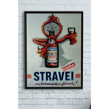 Postermanya Stravei Vintage Çerçeveli Tablo  21 x 30 cm