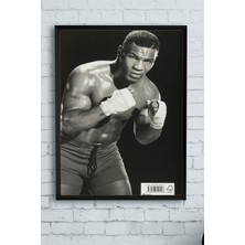 Postermanya Mike Tyson Dövüş Çerçeveli Tablo 2  21 x 30 cm