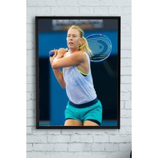 Postermanya Maria Sharapova Çerçeveli Tablo  21 x 30 cm