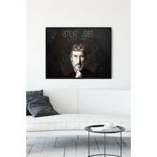 Postermanya Steve Jobs Girişimcilik Çerçeveli Tablo 2  21 x 30 cm