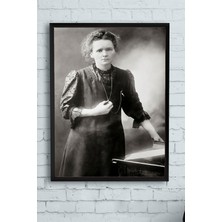 Postermanya Marie Curie Bilimsel Çerçeveli Tablo  21 x 30 cm