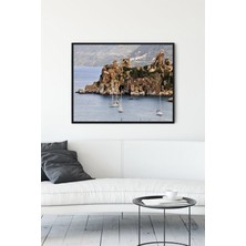 Postermanya Sicilya Manzara Çerçeveli Tablo  21 x 30 cm