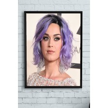 Postermanya Katy Perry Çerçeveli Tablo 3  21 x 30 cm