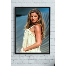 Postermanya Gisele Bundchen Çerçeveli Tablo 2  21 x 30 cm