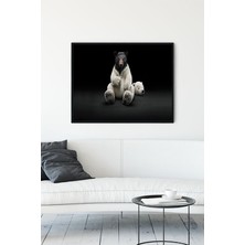 Postermanya Kutup Ayısı Eğlenceli Mizahi Çerçeveli Tablo  21 x 30 cm