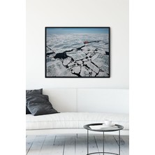 Postermanya Kuzey Kutbu Manzara Çerçeveli Tablo 3  21 x 30 cm