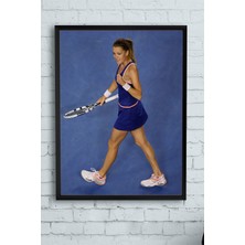 Postermanya Agnieszka Radwanska Çerçeveli Tablo  21 x 30 cm