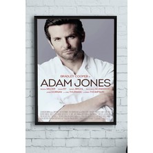 Postermanya Bradley Cooper Çerçeveli Tablo 2  21 x 30 cm