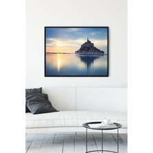 Postermanya Normandiya Manzara Çerçeveli Tablo  21 x 30 cm