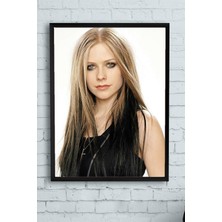 Postermanya Avril Lavigne Çerçeveli Tablo 2  21 x 30 cm