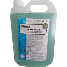 Iduna Sanisal 22 Hijyenik Temizlik ve Sanitasyon Ürünü Alkali Kireç Çözücü 5 Litre