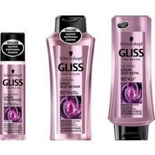 Glıss Serum Deep Repaır 3 Lü Set (Şampuan+Krem+Sıvı Saç Kremi)