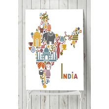 Postermanya Hindistan Manzara Posteri 40 x 60 cm
