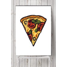 Postermanya Pizza Dilimi Mutfak Poster  40 x 60 cm