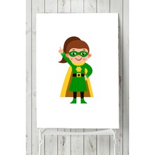 Postermanya Süperkahraman Çocuk Odası Poster  40 x 60 cm