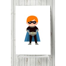 Postermanya Süperkahraman Çocuk Odası Poster  40 x 60 cm